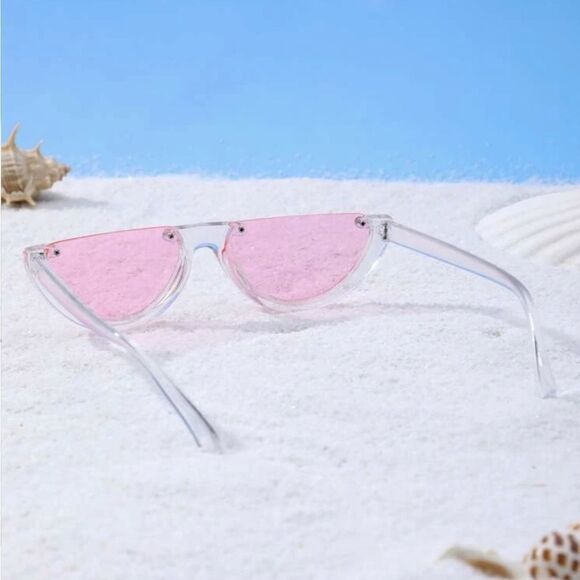 Clear & Pink Sunglasses - Picture 3 of 8